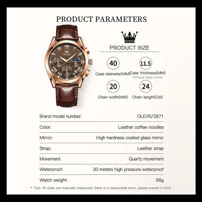 ساعة رجال الاعمال الكلاسيكية