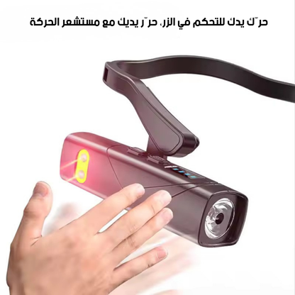 مصباح رأس خفيف ومرن للاستخدام الليلي