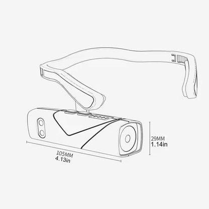 مصباح رأس خفيف ومرن للاستخدام الليلي